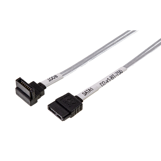 Amphenol Slim SATA to SATA With Power Cable - Pactech