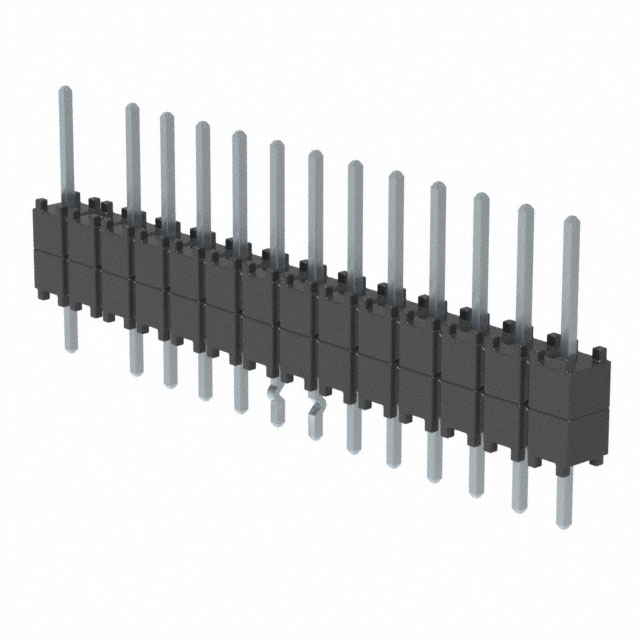 14 Position Header Spacer Connector 0.100 (2.54mm) Tin Through Hole