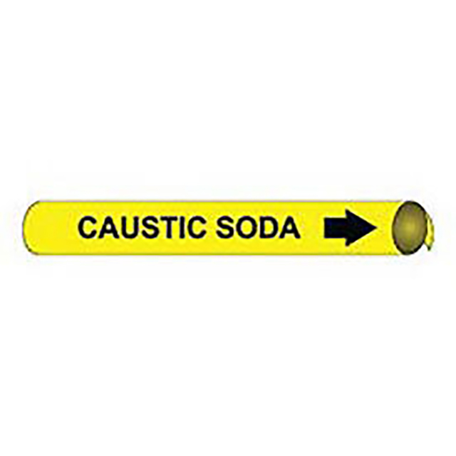 Pipe Marker for Caustic Soda