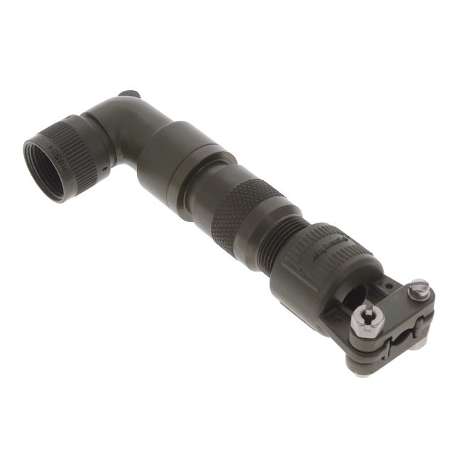 Olive Drab Connector Backshell, Cable Clamp 10
