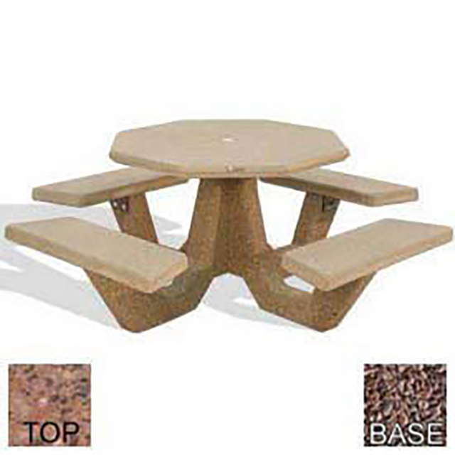 Red Concrete Standard Table