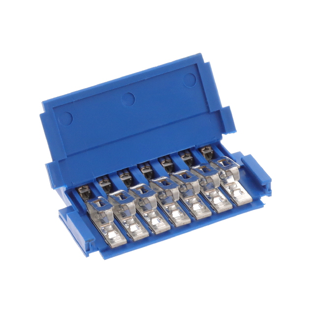 7 Position CIC Connector Receptacle 0.100 (2.54mm) Free Hanging (In-Line)