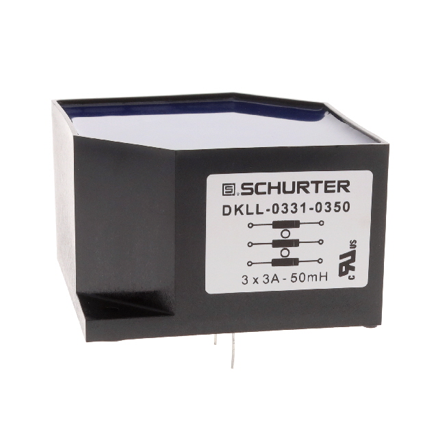 3 Line Common Mode Choke Through Hole 3A DCR 260mOhm