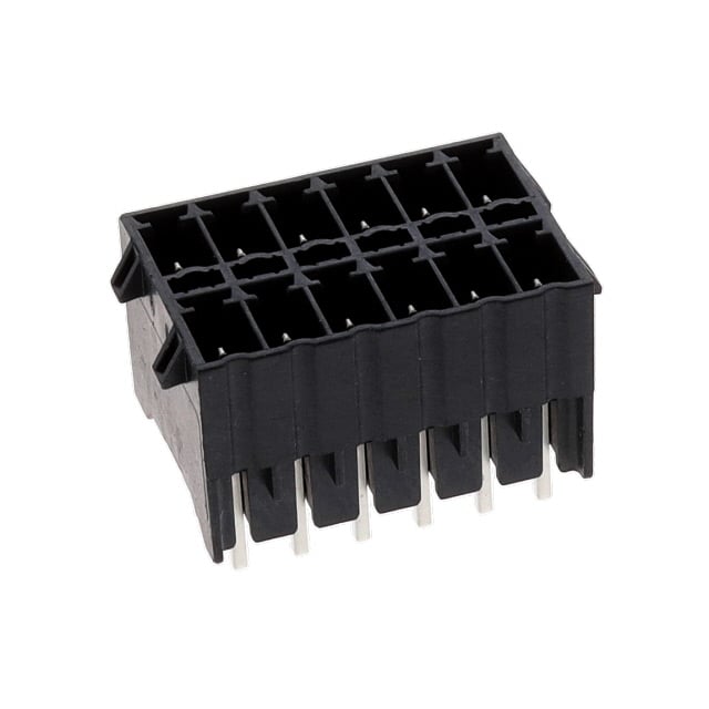 6 Position Terminal Block Header, Male Pins, Shrouded (4 Side) 0.150