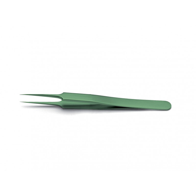 Ideal Tek 5-SA-0-ITU High Precision Medical-Grade Stainless Steel Tweezer  with Straight, Sharp, Very Fine, Pointed Tips