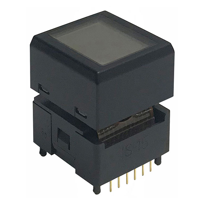 Programmable Display Switch Pushbutton, LCD SPST-NO 0.1A @ 12VDC Through Hole