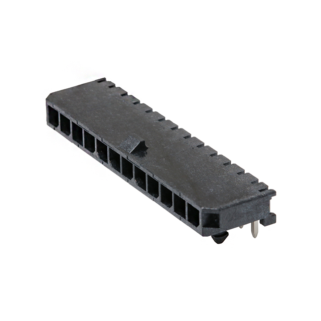 Connector Header Through Hole, Right Angle 12 position 0.118