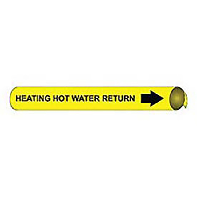 Pipe Marker for Heating Hot Water Return