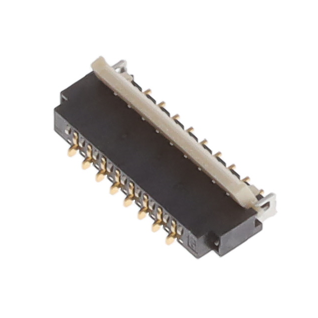 17 Position FPC Connector Contacts, Top 0.012