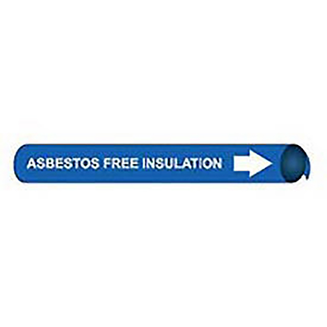 Pipe Marker for Asbestos Free Insulation