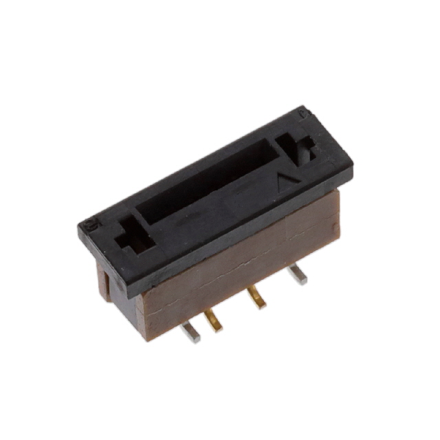 4 Position FPC Connector Contacts, Vertical - 1 Sided 0.039