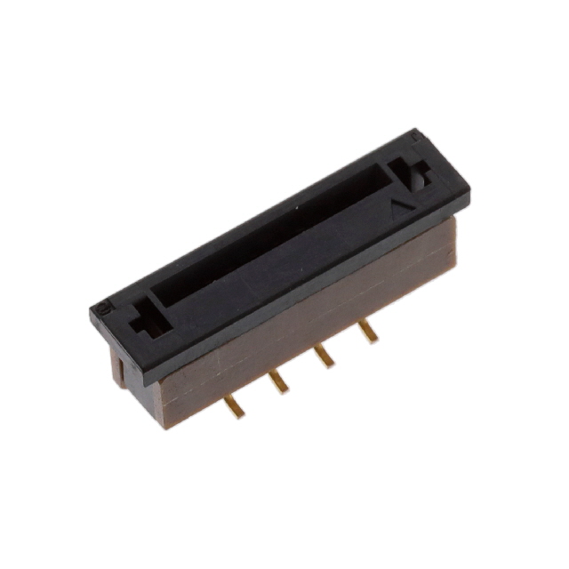 8 Position FPC Connector Contacts, Vertical - 1 Sided 0.039