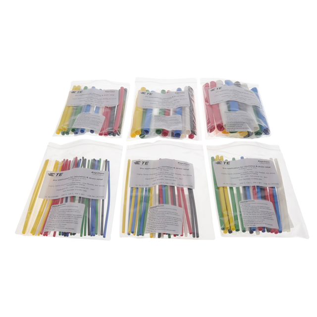 Heat Shrink Kit 2 to 1 Black, Blue, Clear, Green, Red, White, Yellow