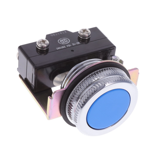 Pushbutton Switch SPDT Standard Panel Mount, Rear