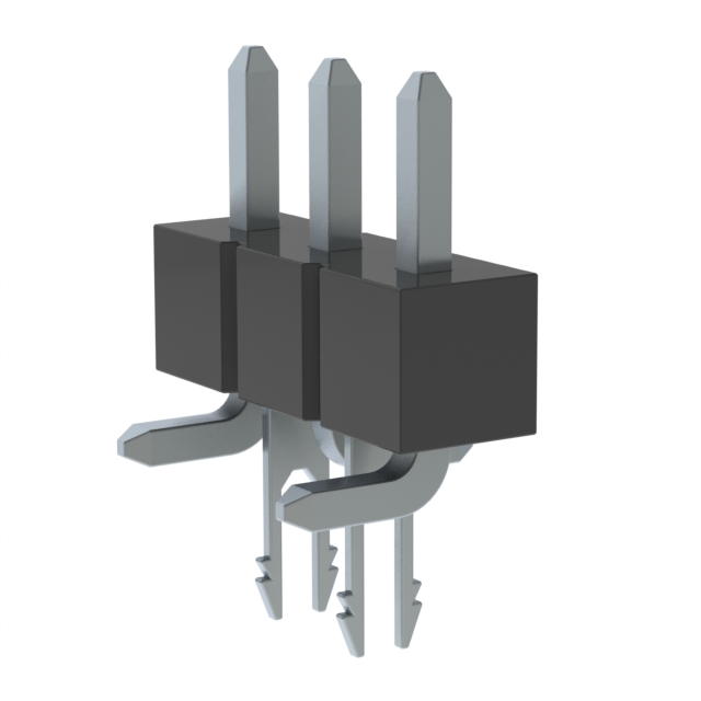 Connector Header Surface Mount 3 position 0.100 (2.54mm)