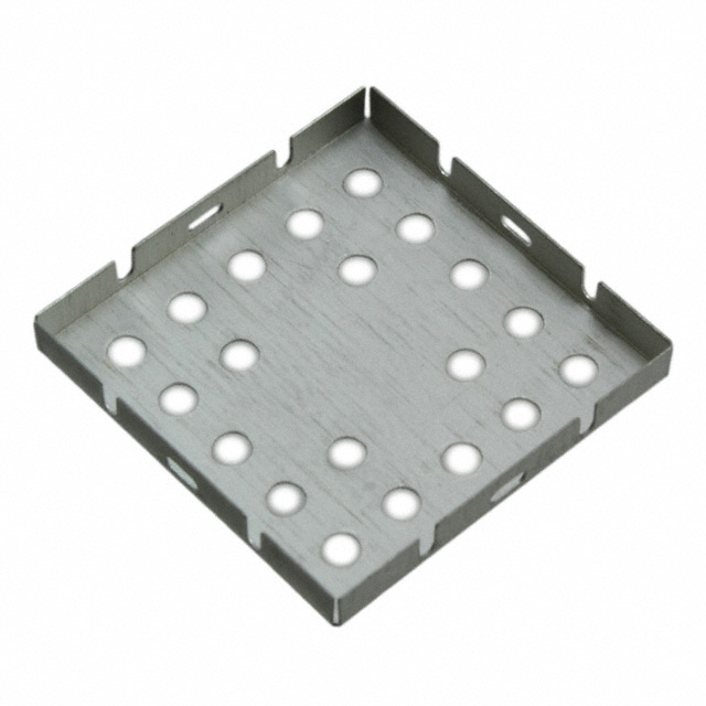 RF Shield Cover 0.668 (16.96mm) X 0.668 (16.96mm) Vent Holes in Pattern Snap Fit