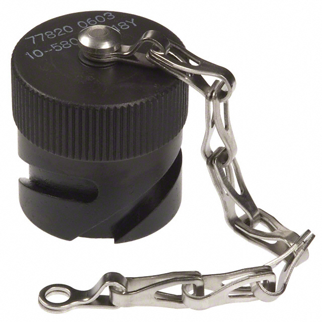 Connector Cap (Cover), Protective 18 Black