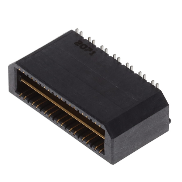 28 Position Connector Differential Pair Array, Male Surface Mount Gold