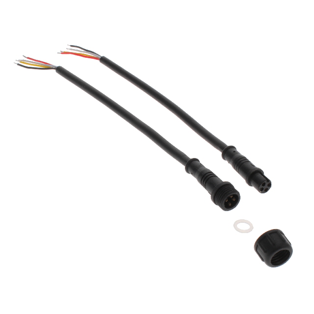 Cable 2 pc - 2 ea Circular Connector to Wire Leads