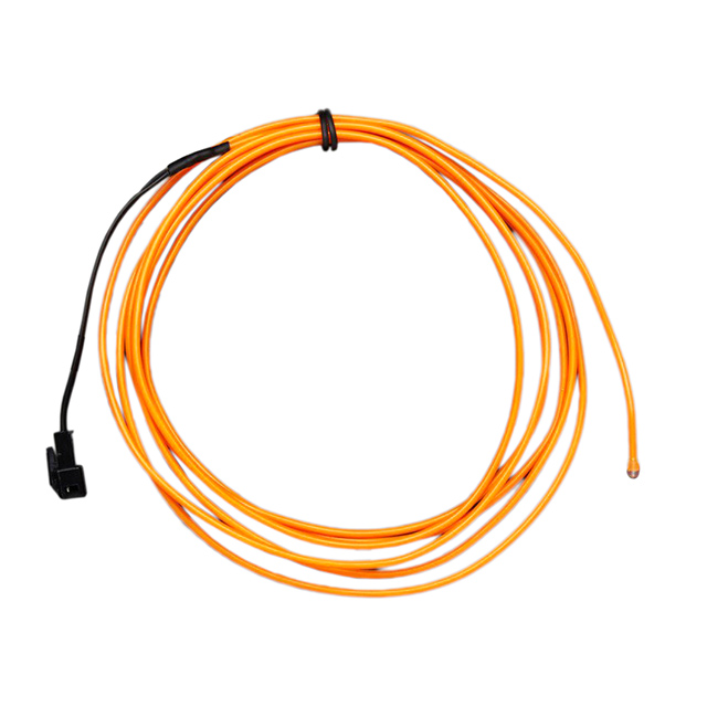 Electroluminescent EL Wire (Starter Pack) Orange 8.2' (2.5m)