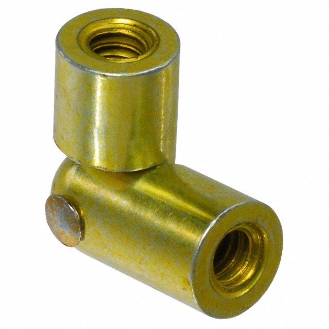 Round Standoff Threaded #6-32 Brass 0.750 (19.05mm) 3/4 Yellow
