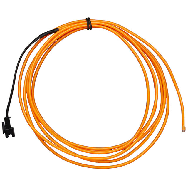 Electroluminescent EL Wire Orange 8.2' (2.5m)