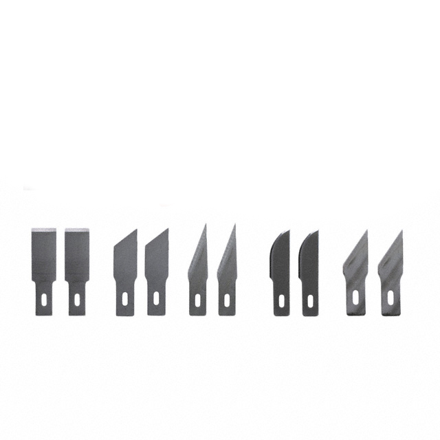 Blade Includes #2, #18, #19, #22, #24 Blades, Chrome Vanadium Molybdenum Steel 10