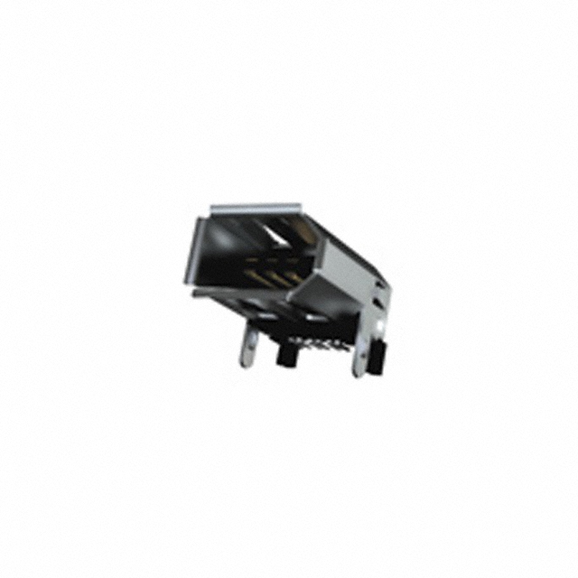 Firewire (IEEE 1394) Receptacle Connector 6 Position Surface Mount, Right Angle; Through Hole