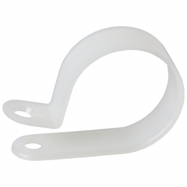 Cable Clamp, P-Type White Fastener 1.125