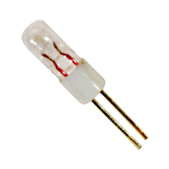 Incandescent Lamp Clear 5V Round with Domed Top RT-1 Radial - Bi-Pin .050