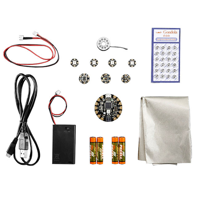 Wearables Starter Pack Kit Flora MCU, LED, Sensors
