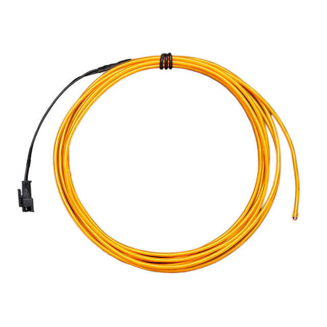 Electroluminescent EL Wire (Starter Pack) Yellow 8.2' (2.5m)