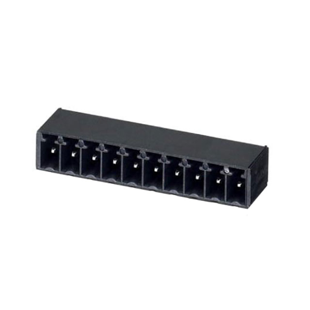 3 Position Terminal Block Header, Male Pins, Shrouded (4 Side) 0.138