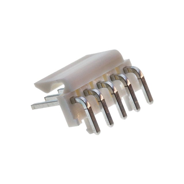 Connector Header Through Hole, Right Angle 5 position 0.156