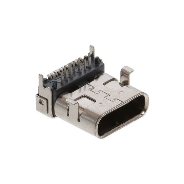 Connecteur USB-C Femelle Circuit Imprimé - USB 3.1 - USB-C31-S-RA-SMT-BK