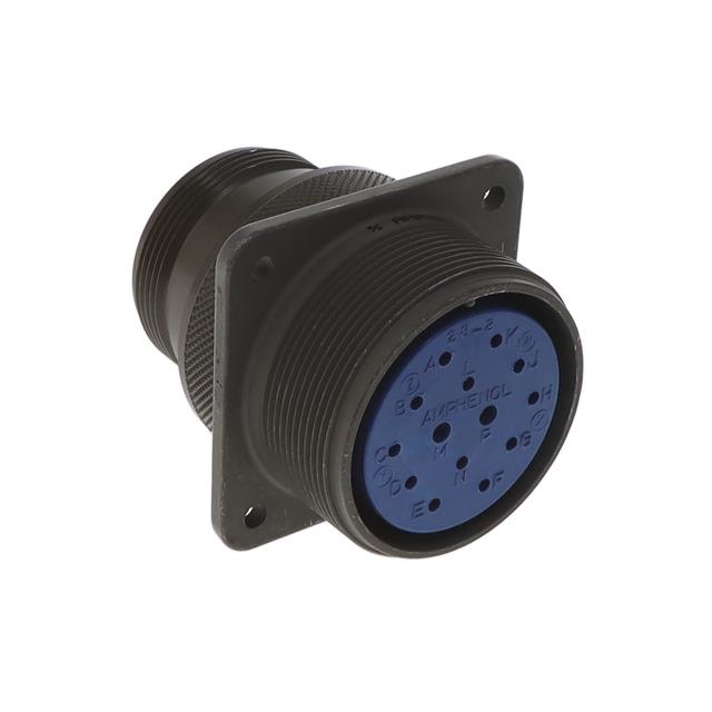 14 Position Circular Connector Receptacle, Female Sockets Solder Cup