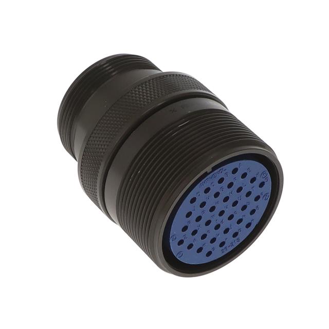 37 Position Circular Connector Receptacle, Female Sockets Solder Cup