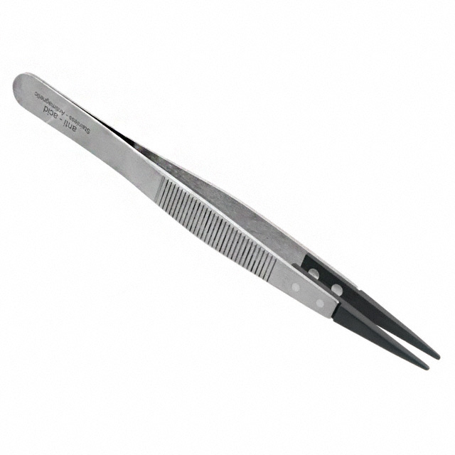 Tweezers Acid Resistant, Anti-Magnetic, ESD Safe, Heat Resistant, Synthetic Tips Pointed Fine 5.00