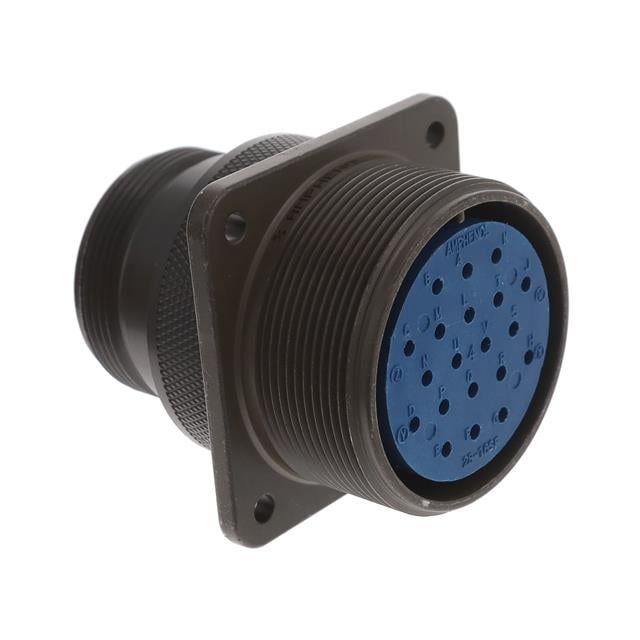 20 Position Circular Connector Receptacle, Female Sockets Solder Cup