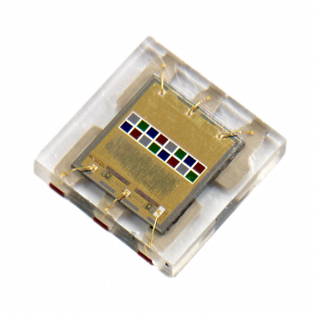 Color Sensor 16 b Gain Control, Interrupt, Sync Input 6-SMD Module
