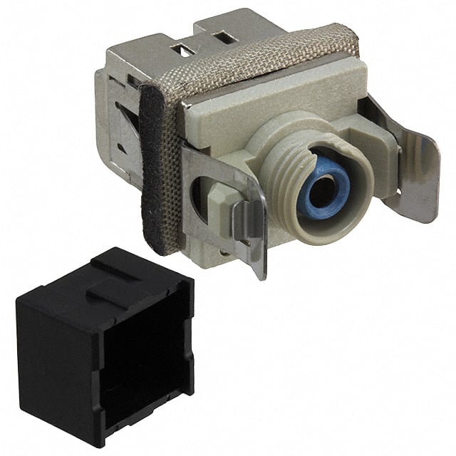 Adapter Fiber Optic Connector LC Receptacle To FC Receptacle Panel Mount, Snap-In
