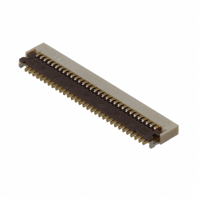 61 Position FPC Connector Contacts, Bottom 0.008