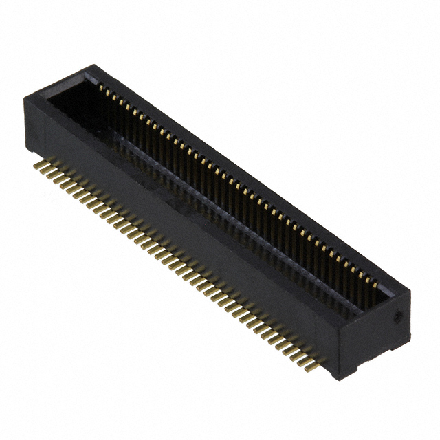 80 Position Connector Plug, Outer Shroud Contacts Surface Mount Gold