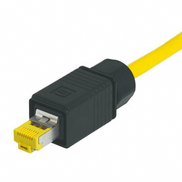 Plug Modular Connector 8p8c (RJ45, Ethernet) Position Shielded Cat6 IDC