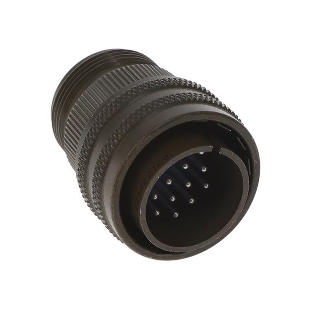 14 Position Circular Connector Plug, Male Pins Solder Cup