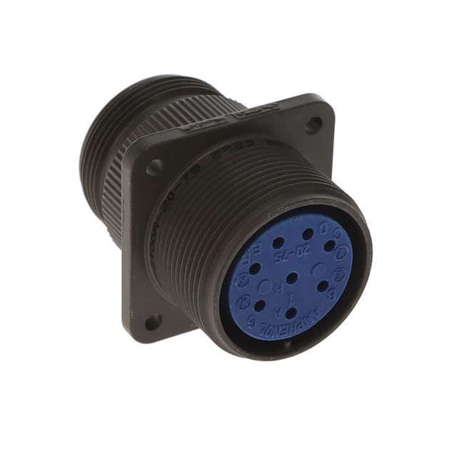 8 Position Circular Connector Receptacle, Female Sockets Solder Cup