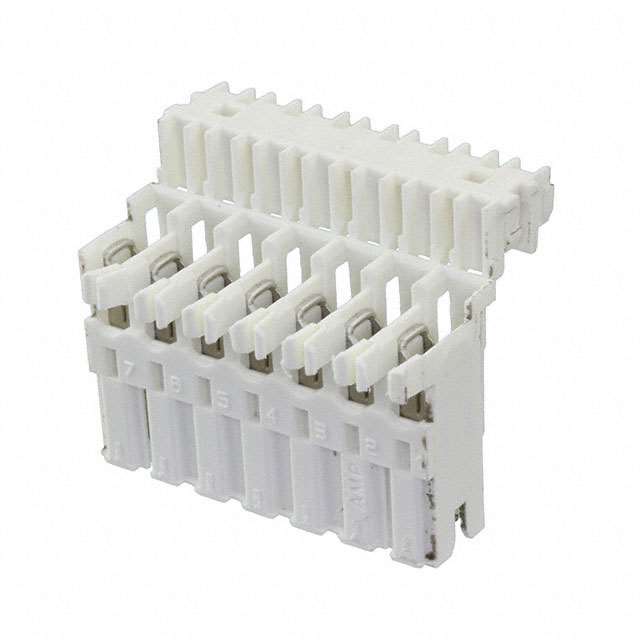 7 Position Rectangular Receptacle Connector IDC Tin