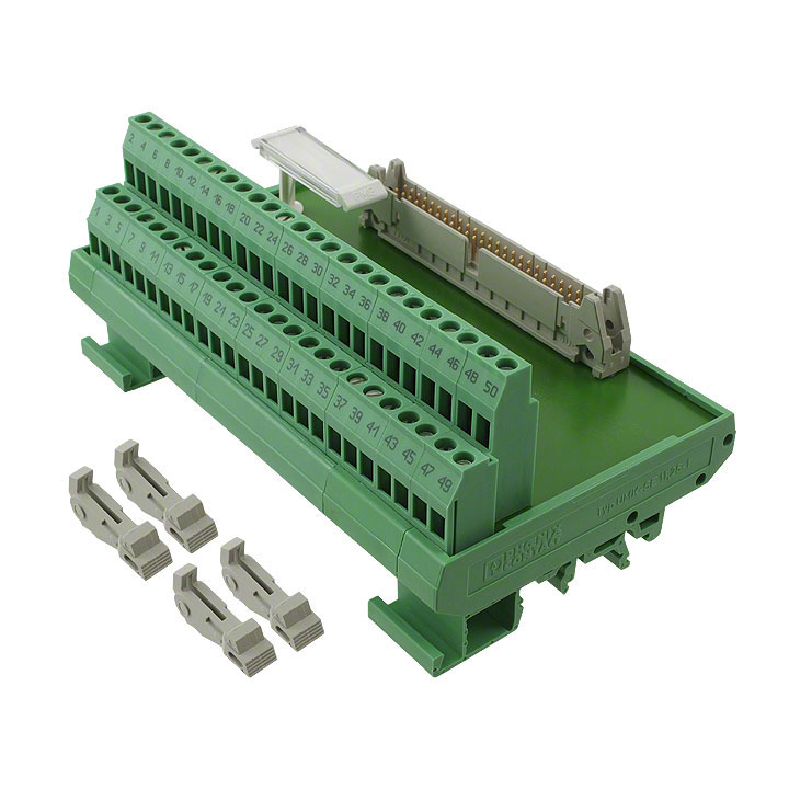 디바이스마트,커넥터/PCB > 터미널블럭 > 터미널블럭 (미분류) > 모듈형 (인터페이스),,2281089,INTERFACE MOD HDR 50POS 12-24AWG / Digi-Key Part Number : 277-7229-ND