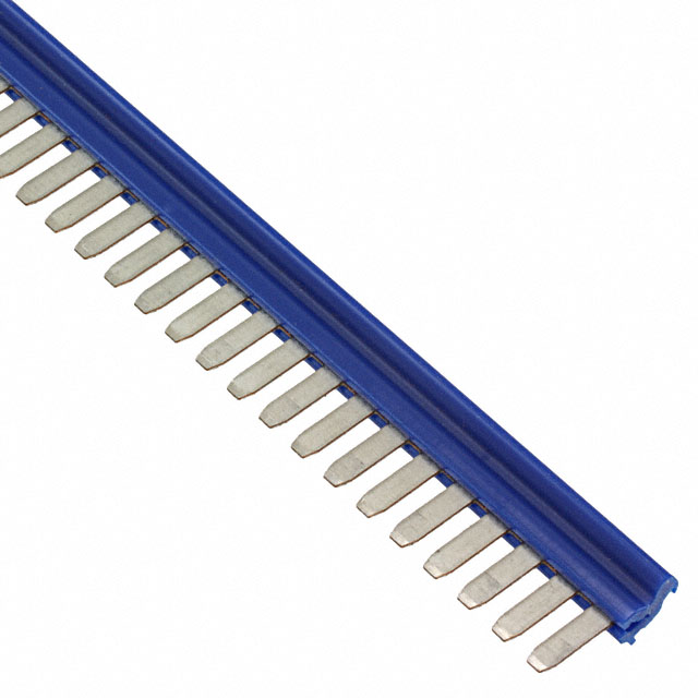 80 Position Terminal Block, Cross Connection Jumper Flat Pins - Angled