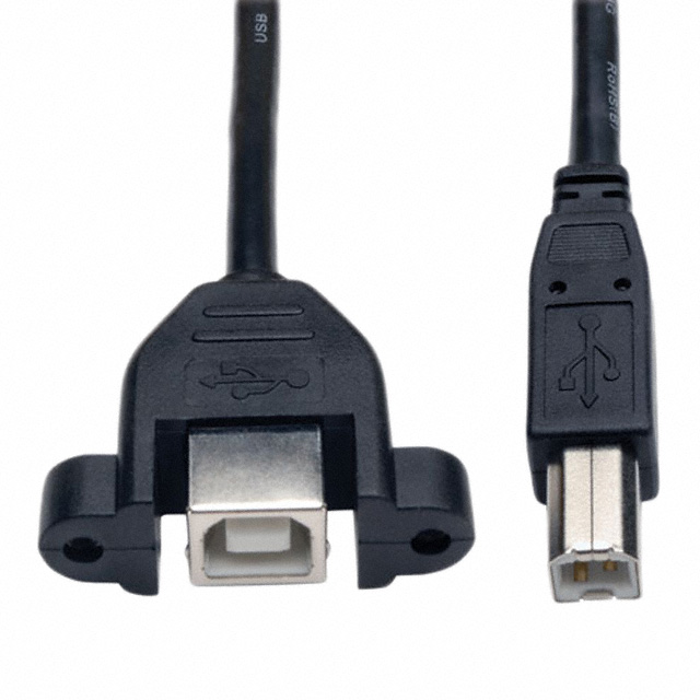 디바이스마트,케이블/전선 > USB 케이블 > USB 케이블(미분류),,U025-001-PM,CBL USB2.0 B RCPT TO B PLUG 1' / Digi-Key Part Number : TL779-ND